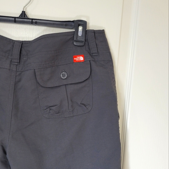The North Face Women's Gray Outdoor Hiking Shorts Size 12 Long - Picture 4 of 13